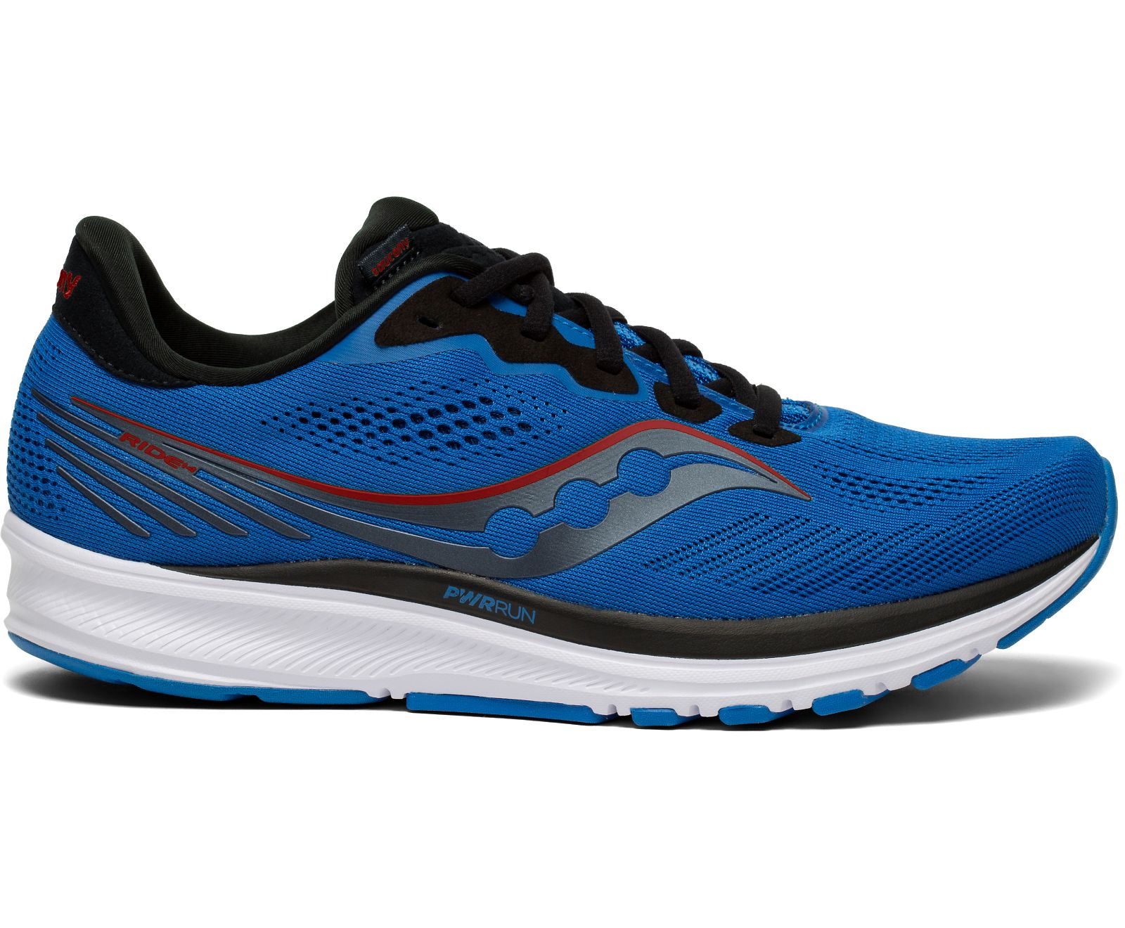 Saucony Ride 14 Men\'s Running Shoes Blue / Black | Canada 542CTVE